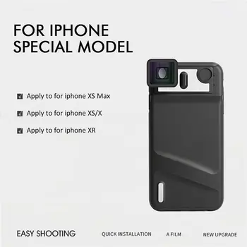 

Upgrade Version 1.33X Deformation Mobile Phone Lens Universal Clip Widescreen Movie Wide-Angle Camera Lens