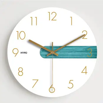 

Modern minimalist fresh avant-garde living room wall clock creative Nordic silent personality bedroom large quartz clockLX110209