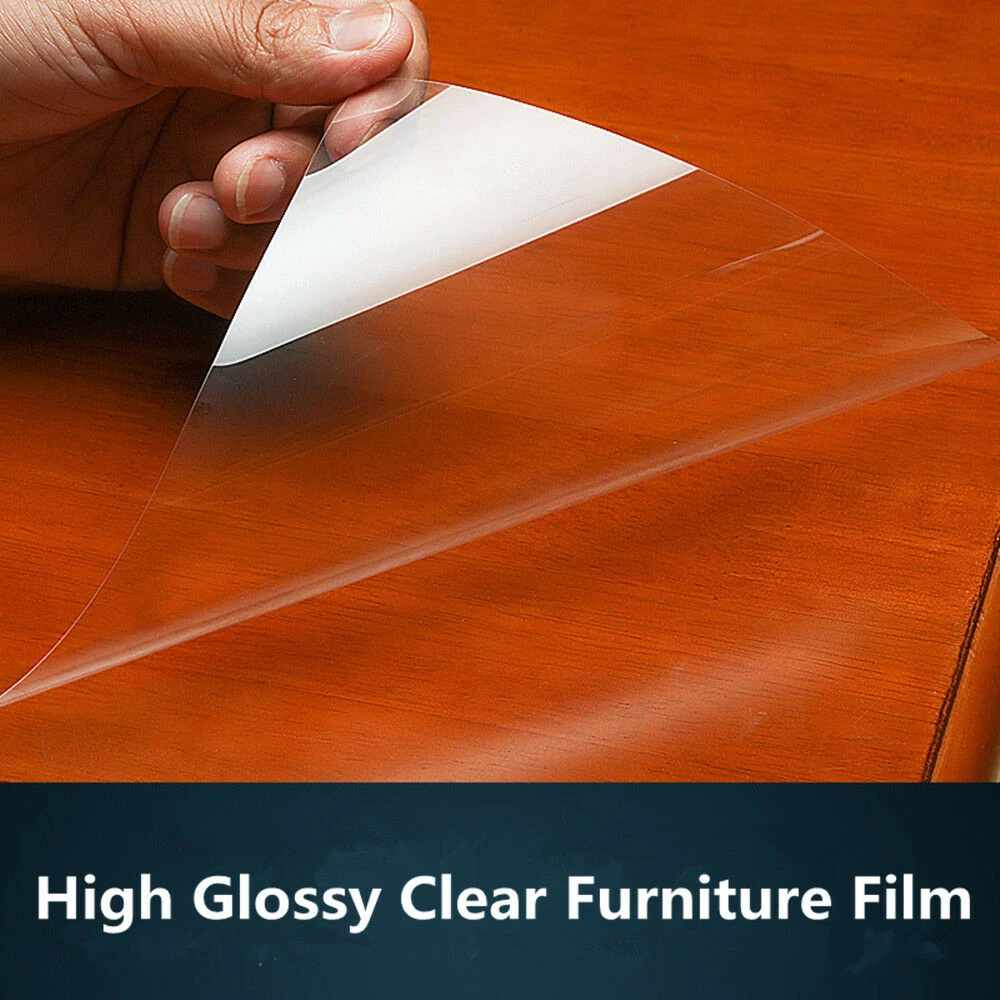 8Mil Furniture Vinyl Protective Film Scratch proof Kitchen Table StickerHOHOFILM 