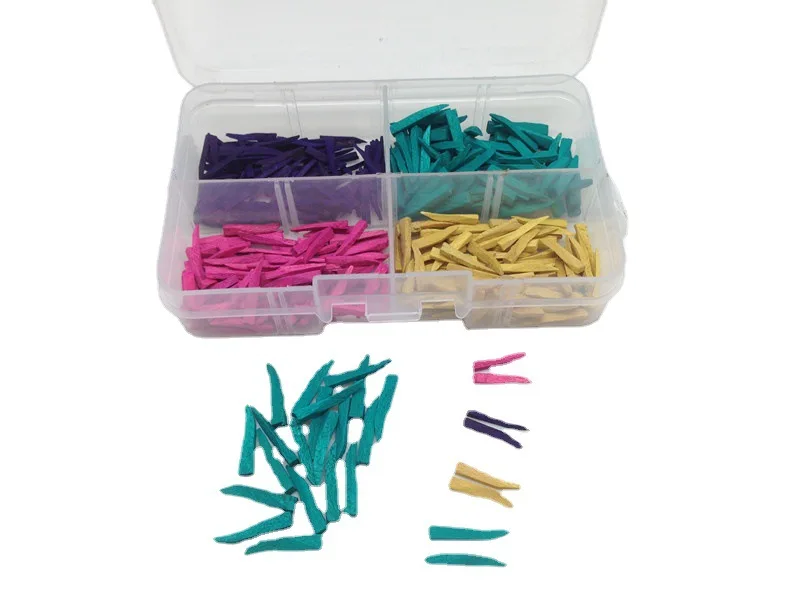 100400pcsDisposableWoodenDentalWedgesToothGapWedgesodontologa