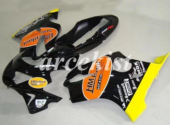 

Injection Mold New ABS Motorcycle Fairings Kit Fit For HONDA CBR600 F4 FS 1999 2000 body set Custom Free Flame Black Orange