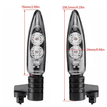 

1 Pair Yellow LED Turn Signal Light Indicator For BMW S1000RR R1200GS F800GS Replacement Moto Accessories
