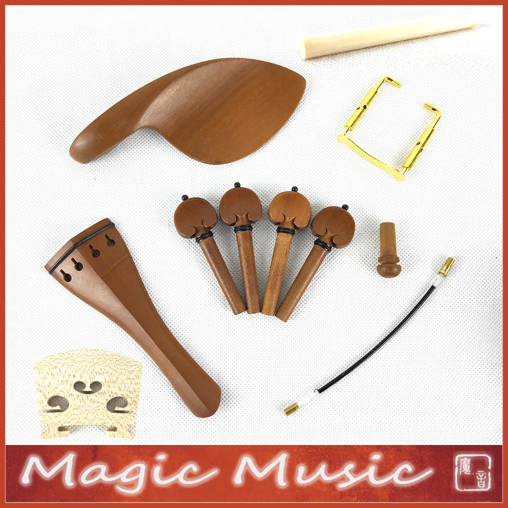 High Quality Boxwood Violin Parts Fitting Set 4/4 Accessories Include