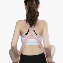 Йога растягивающийся ремень толстый прочный регулируемый d-образное кольцо Пряжка физиотерапия ASD88