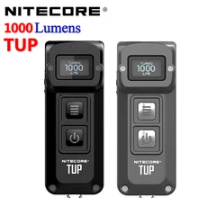 100% original nitecore tup 1000 lumens inteligente bolso edc compacto e leve luz portátil, built-in bateria usb