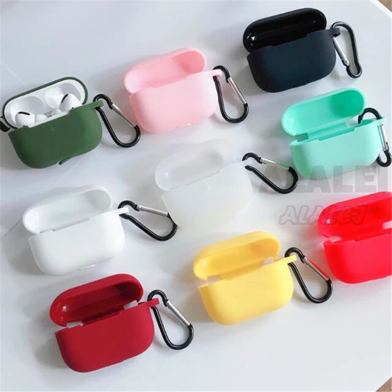 

Case Airpods 3 Pro Protective Cases Solid Color Wireless Bluetooth Earphone Silicone Headset Box