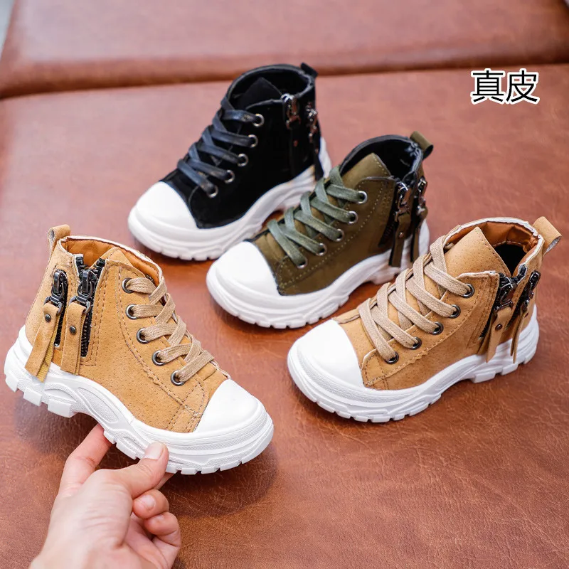 Baby Boots Waterproof Kid Autumn Winter Boots New Boys Toddler Shoes Sneaker Shoes Fashion Martin Boots 1 2 3 4 5 6 Year