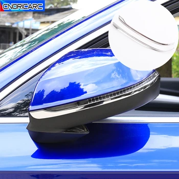

Car Styling Rearview Mirror Decorative Stickers Trim Strips For Audi Q5 FY 2018 2019 Stainless Steel Exterior Accessories