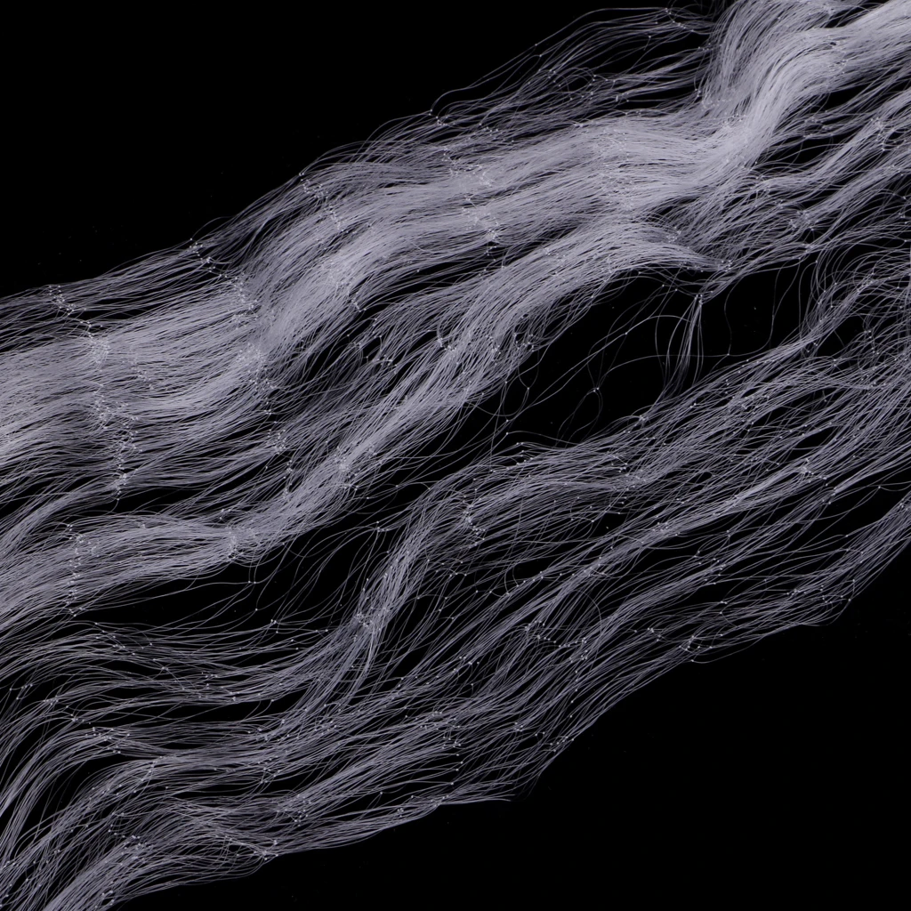 15m x 1.2m Fishing Net Single Mesh Nylon Gill Net Durable Accessories Float Trap Monofilament Gill One Layer Fishing Tackles