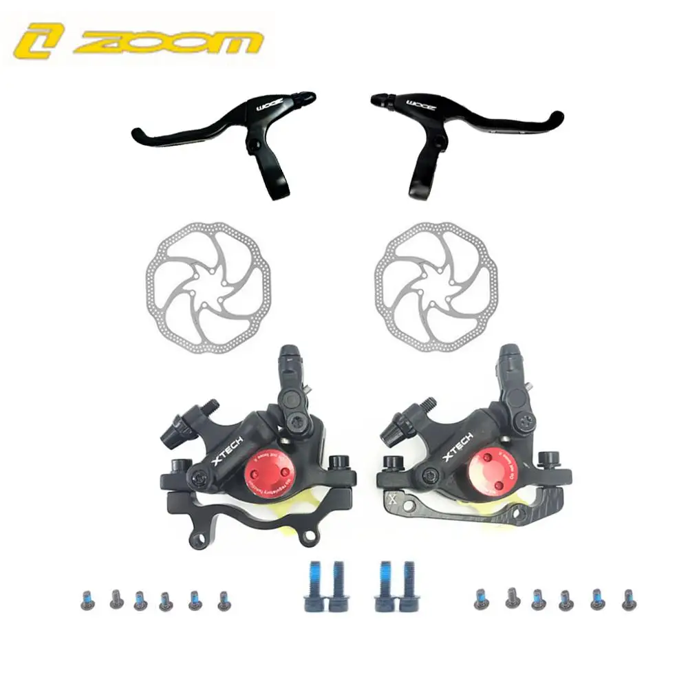 ket2 no bell ZOOM MTB Road HB-100 MTB Road Line Тяговая гидравлическая Дисковая тормозная штангенциркуль передний и задний дисковый тормоз горного велосипеда E-BIKE дисковый тормоз - Цвет: ket2 no bell