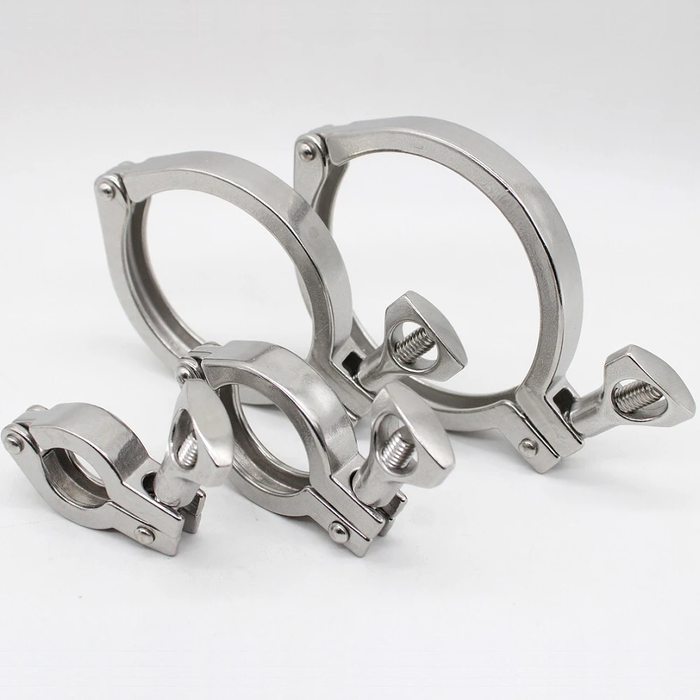 Clamp Cast-Pipe Sanitary 304-Stainless-Steel Joint-Chuck Precision Quick-Installed-Clamp