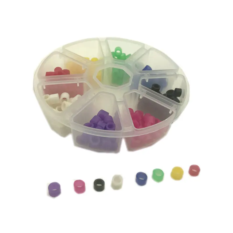 160 шт./кор. кольца с кодом зубов стандартные цветным распознаванием мягкий