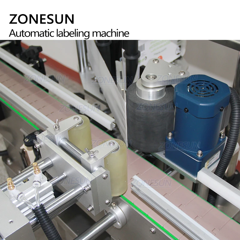 ZONESUN автоматическая машина для нанесения этикеток на круглые бутылки вина|machine