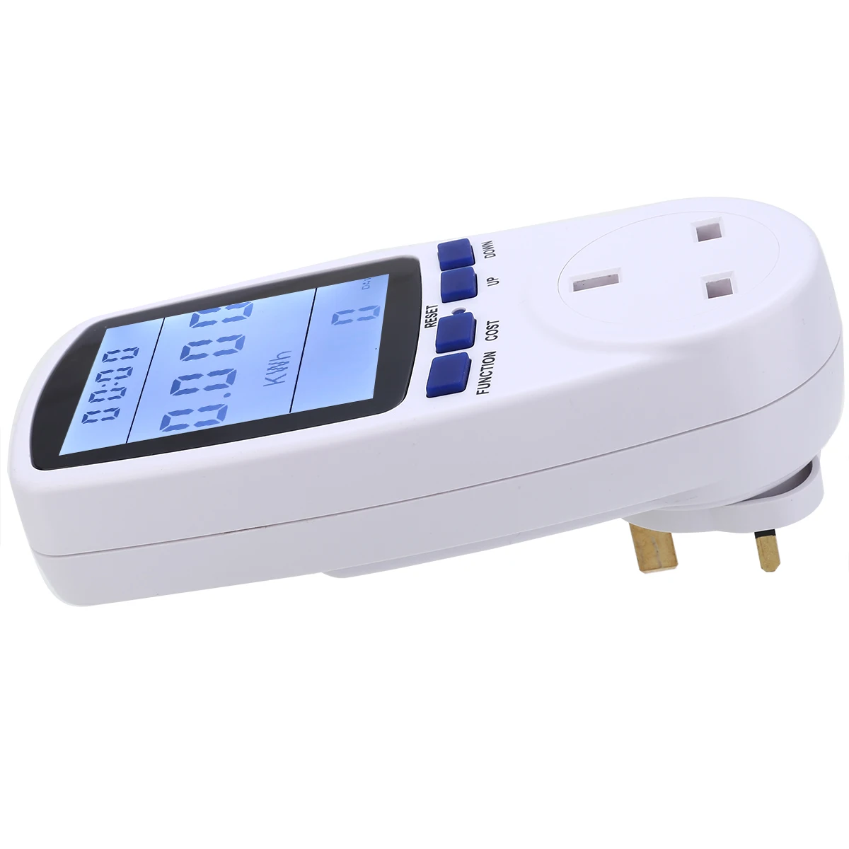 UK Plug-in Digital Voltage Wattmeter Electricity Power Analyzer Electronic Power Meter Energy Meters