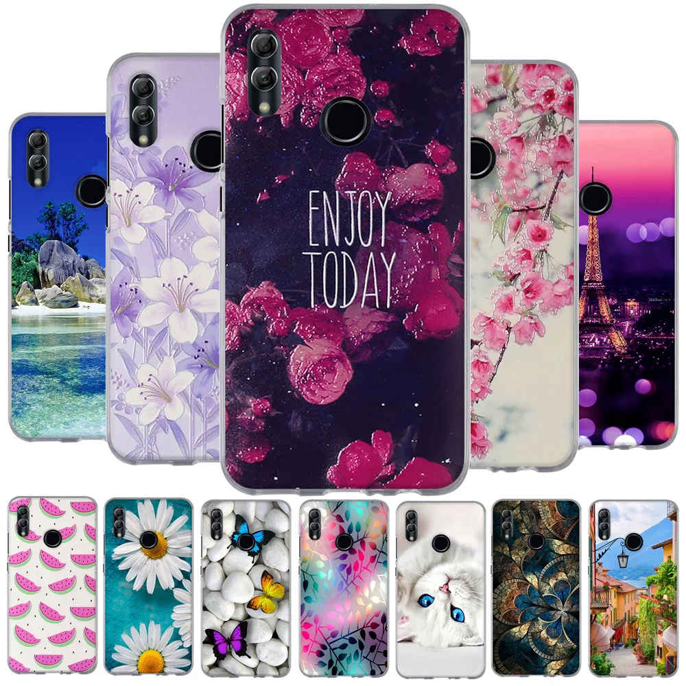 Чехол для Huawei Honor 10 Lite силиконовый чехол с 3D принтом P Smart 2019 из ТПУ 6 21