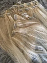 Extensiones de cabello humano con Clip de 120g, conjunto liso de 8 Uds., pelo Remy hecho a máquina, extensión de cabello humano 100%