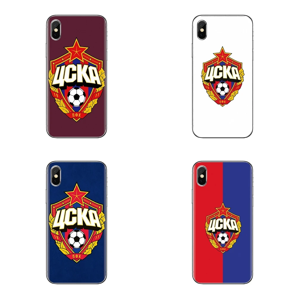 For Xiaomi Redmi 4A S2 Note 3 3S 4 4X 5 Plus 6 7 6A Pro Pocophone F1 Transparent Soft Shell Covers cska moscow fc |