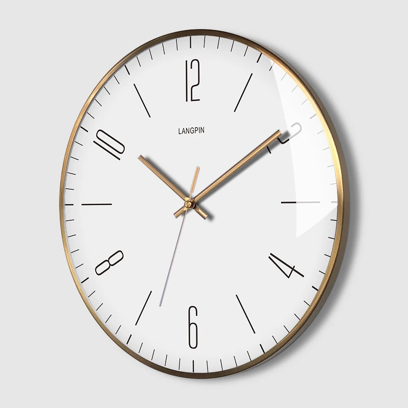 US $50.67 Large Wall Clock Modern Design Metal Living Room Watch Home Bedroom Office Silent Clocks Kitchen Reloj Cocina Gift Ideas Fz112