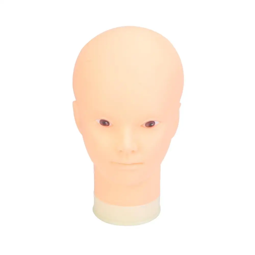 20 &quotПВХ лысый манекен голова для изготовления парика дисплей косметологический