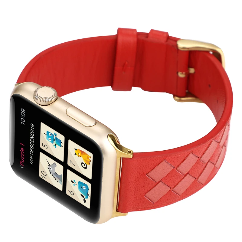Кожаный ремешок для Apple watch, ремешок 44 мм, 40 мм, 42 мм, 38 мм, correa iwatch 4, 5, 3, 2, спортивный браслет, аксессуары для Apple watch
