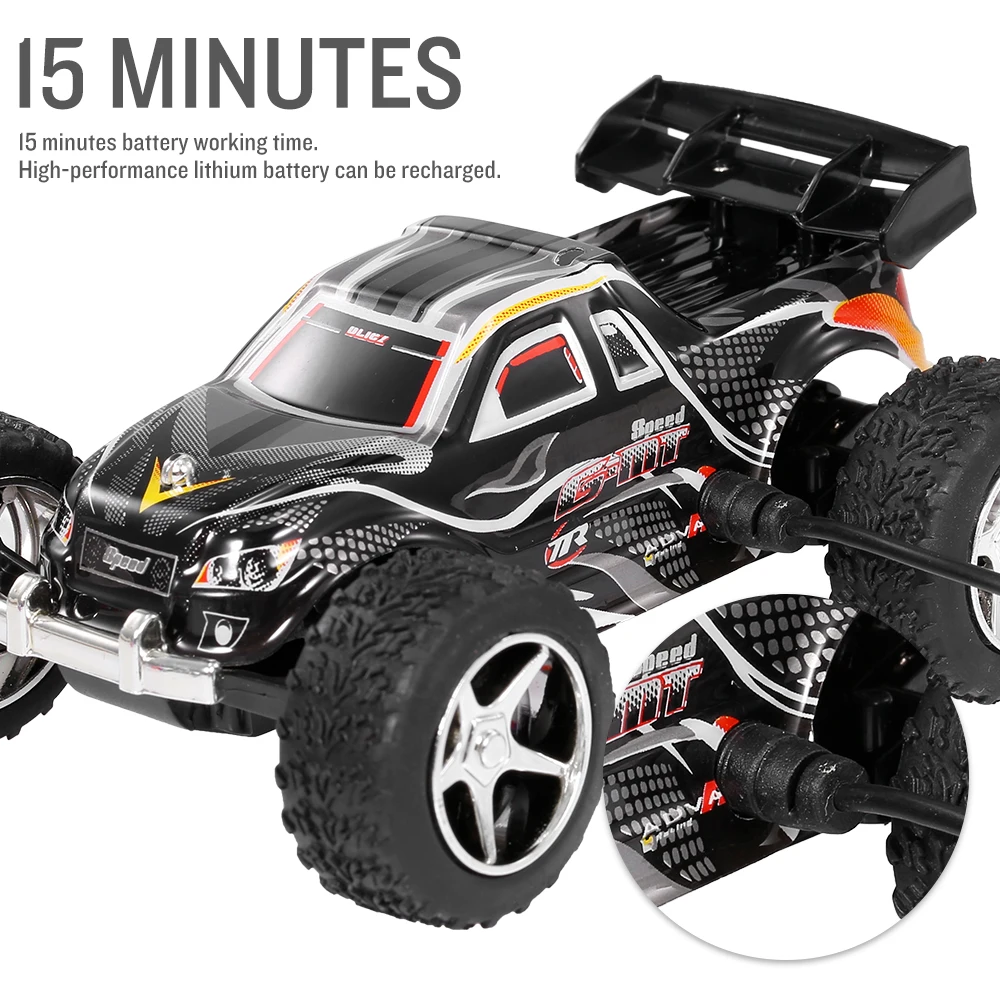 Wltoys 1/43 RC автомобиль 2,4 г Мини RC автомобиль Большой стопы 20 км/ч Высокая Скорость RC багажник Подарочные игрушки для Для детей мальчиков VS Wltoys 12428