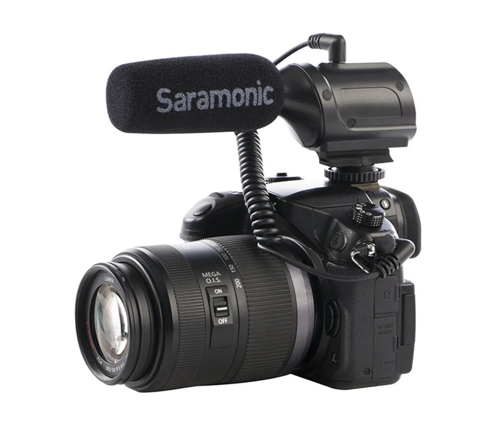 

Saramonic SR-PMIC1 Mic with 3.5mm Jack Super-Cardioid Unidirectional Condenser Mic for Nikon Canon Camera Camcorders