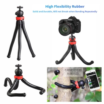 

Flexible Octopus Tripod Smartphone DSLR SLR Vlog Tripod Travel Portable 2 in 1 Tripod Extend for Gopro canon nikon sony camera