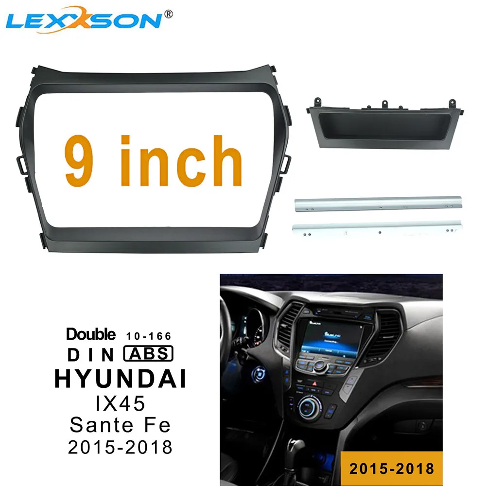 Фото Автомобильная накладка 9 дюймов для HYUNDAI IX45 2015 2018 комплект - купить