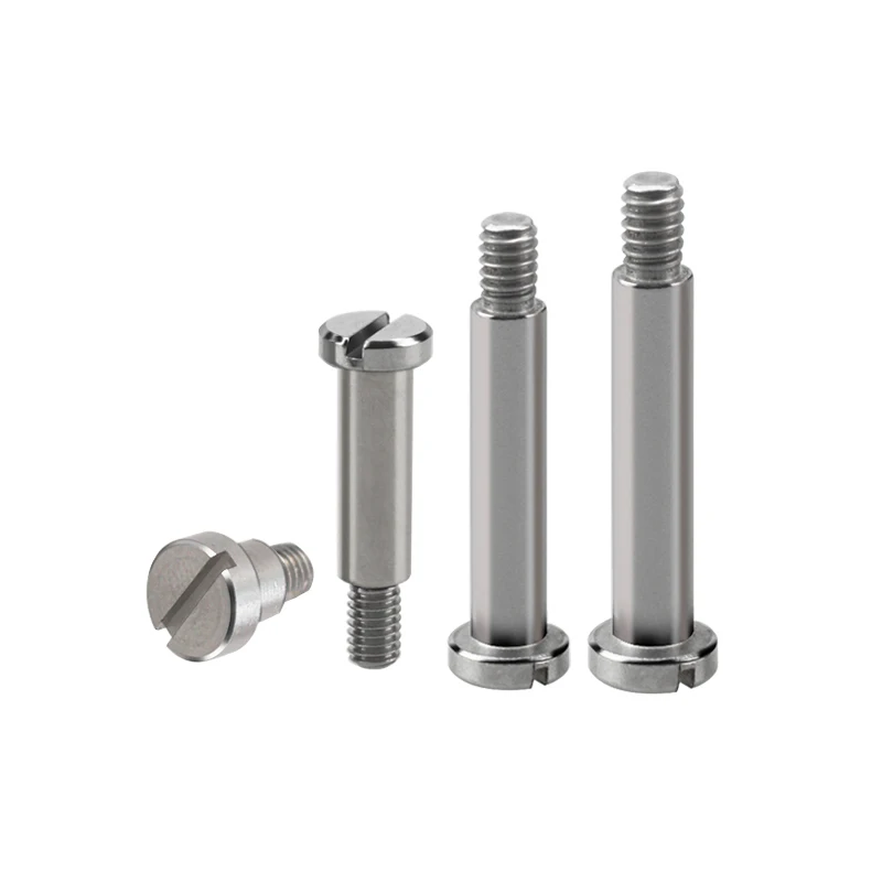 

1Pcs M2 M2.5 M3 M4 M5 Partial Thread Shoulder Screws Bolt 303 Stainless Steel Slotted Plug Screw Machine Tool/Electronic Tooling
