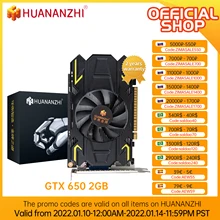 Huananzhi Gtx 650 2Gb Merk Grafische Kaart Hdmi-Compatibl Dvi Vga Video Kaarten Voor Nvidia Geforce