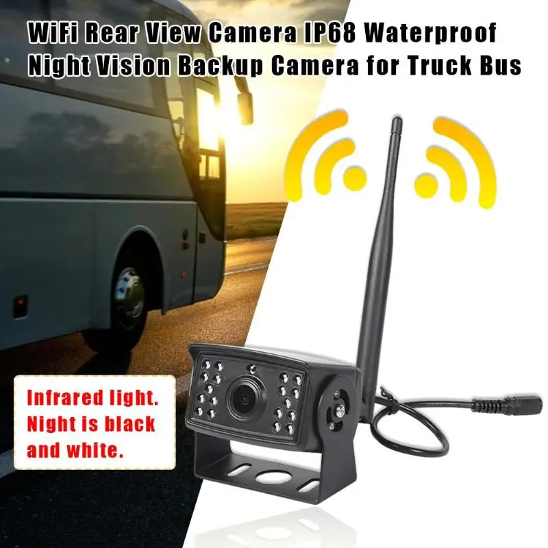 Wi-Fi беспроводная камера для автобуса, водонепроницаемая камера ночного видения, беспроводная камера заднего вида CAM316W, поддержка мобильных телефонов, Новое поступление