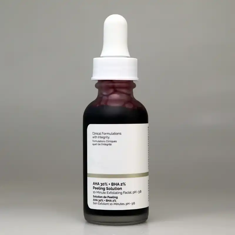 the ordinary peeling solution acne scars