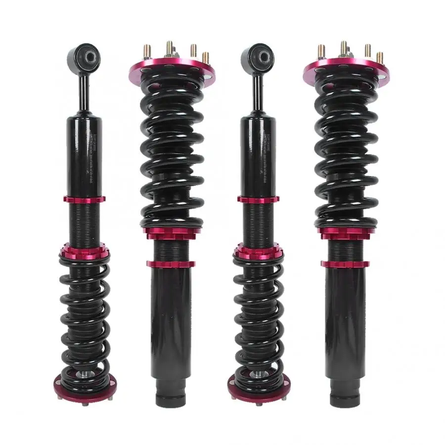 Демпфер Coilover стойки подвеска комплект красный подходит для Acura TSX база седан 4D 2.4L 2004 2005 2006 2007 2008 Авто аксессуары