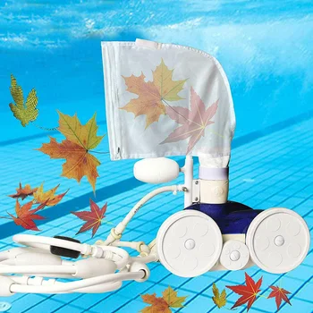

For Polaris 280 480 Zipper Filter Bags For Pool Cleaner White High quality 2Pcs