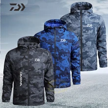 

Spring Autumn Fishing Clothes Men Breathable Fishing Jacket Thin Quick Dry Coat Camouflage Skin Clothing Fishing Shirt Outdoor