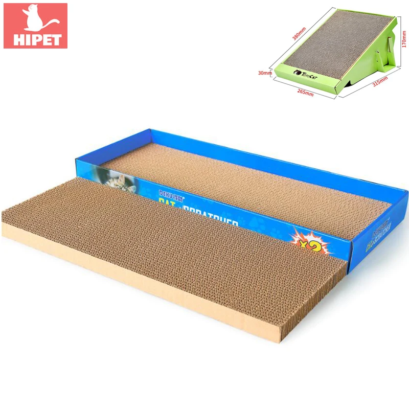 

Pet Cats Scratch Board Pad Corrugated Paper Cat Bed Mat Toys Grinding Nail Claws Care Pets Cat Scratching Mat Kitten Scratcher