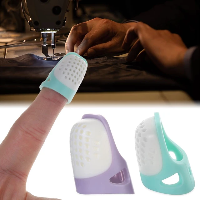 Mezzo aperto lettino per dita ditale aghi in Silicone protezione per le  dita ditale per cucire accessori per cucire cucito fai-da-te - AliExpress