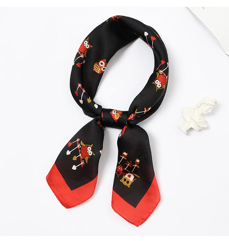 70*70 см Летняя Пляжная модная одежда аксессуары женский цветочный винтажный шарф головной платок Шея Элегантный квадратный шейный платок FJ111