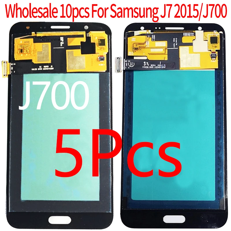 5 шт./лот incell для Samsung J700 регулировки ЖК-дисплей с сенсорным экраном Сань Син Galaxy J7