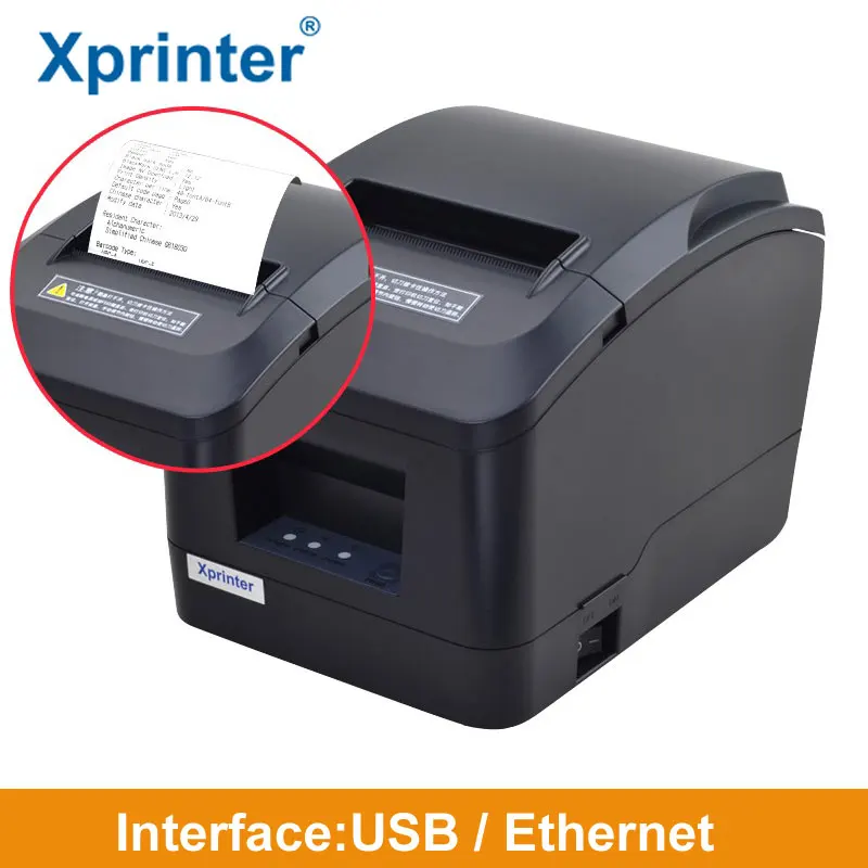 Najtaniej Nowa dostawa 80mm automatyczna gilotyna portu USB lub port sieci ethernet drukarka pos drukarka paragonowa dla do sklepów z herbatą