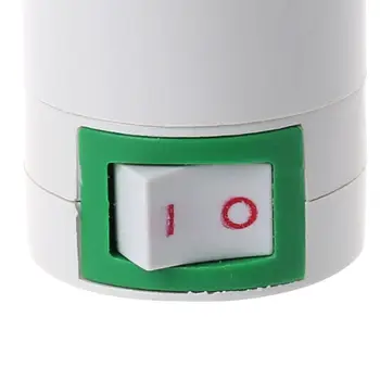 

1X E27 Light Socket To US Plug Holder Adapter Converter ON/OFF For Bulb Lamp Q0KF