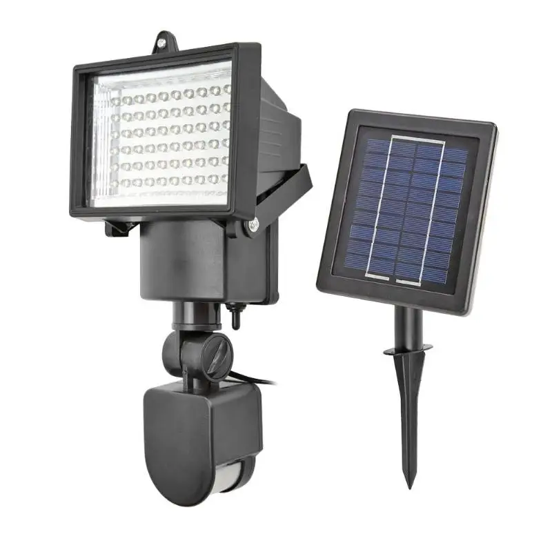 Светодиодный настенный светильник на солнечной энергии, светильник-Спайк с управлением, индукционный светильник для крыльца, для улицы, сада, двора, ландшафтный светильник ing