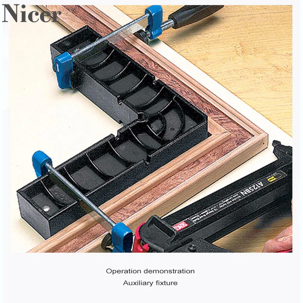 

Carpenters Right Angle Positioning Block 90° Fixing Clip Plastic Right Angle Ruler Positioning Block Carpentry Clamp Assist Tool