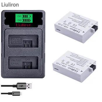 

2x high quatity batterie LP-E5 LP E5 LPE5 Battery For Canon EOS 450D 500D 1000D KISS X2 X3 F Rebel XS XSi T1i camera accessories