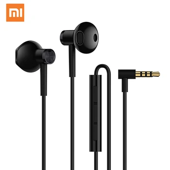 

Original Xiaomi Hybrid DC Seo semi-In-Ear Earphone 3.5mm Earphone With Mic Wire Control Dual Driver For Android Headset