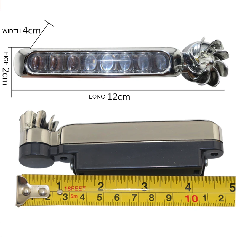 1pc Wind Energy No Need External Power Supply Car Daytime Running Lights 8 LED DRL Daylight Headlight Lamp DRL 1pc Wind Energy No Need External Power Supply Car Daytime Running Lights 8 LED DRL Daylight Headlight Lamp DRL