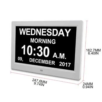 

10.1 Inch 1024x600 RGB Digital Clock Calendar with Date Reminder