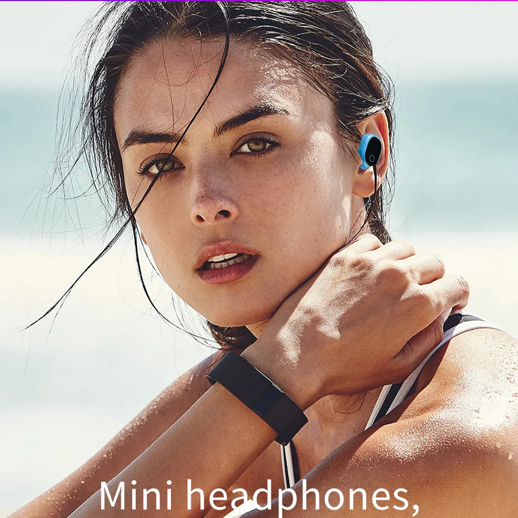 Эргономичная bluetooth-гарнитура mosunx, Спортивная Беспроводная гарнитура Bluetooth 5,0, высококачественный стереозвук