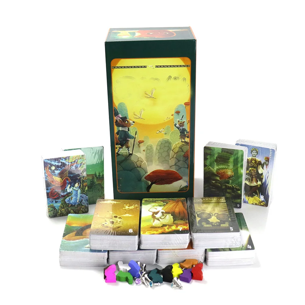 Настольная игра mini tell story 1 + 2 3 4 5 6 7 8 9 10 11 всего 858 игральных карт английские и