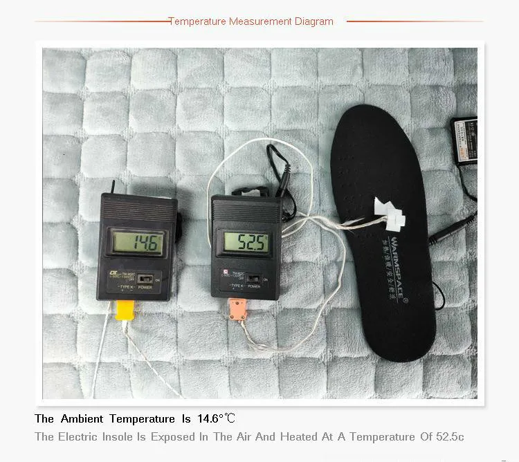 Стельки с перезаряжаемым подогревом теплый Usb зарядка нагреватель батареи зимние нагревательные стельки тепловая электрическая обувь для ног